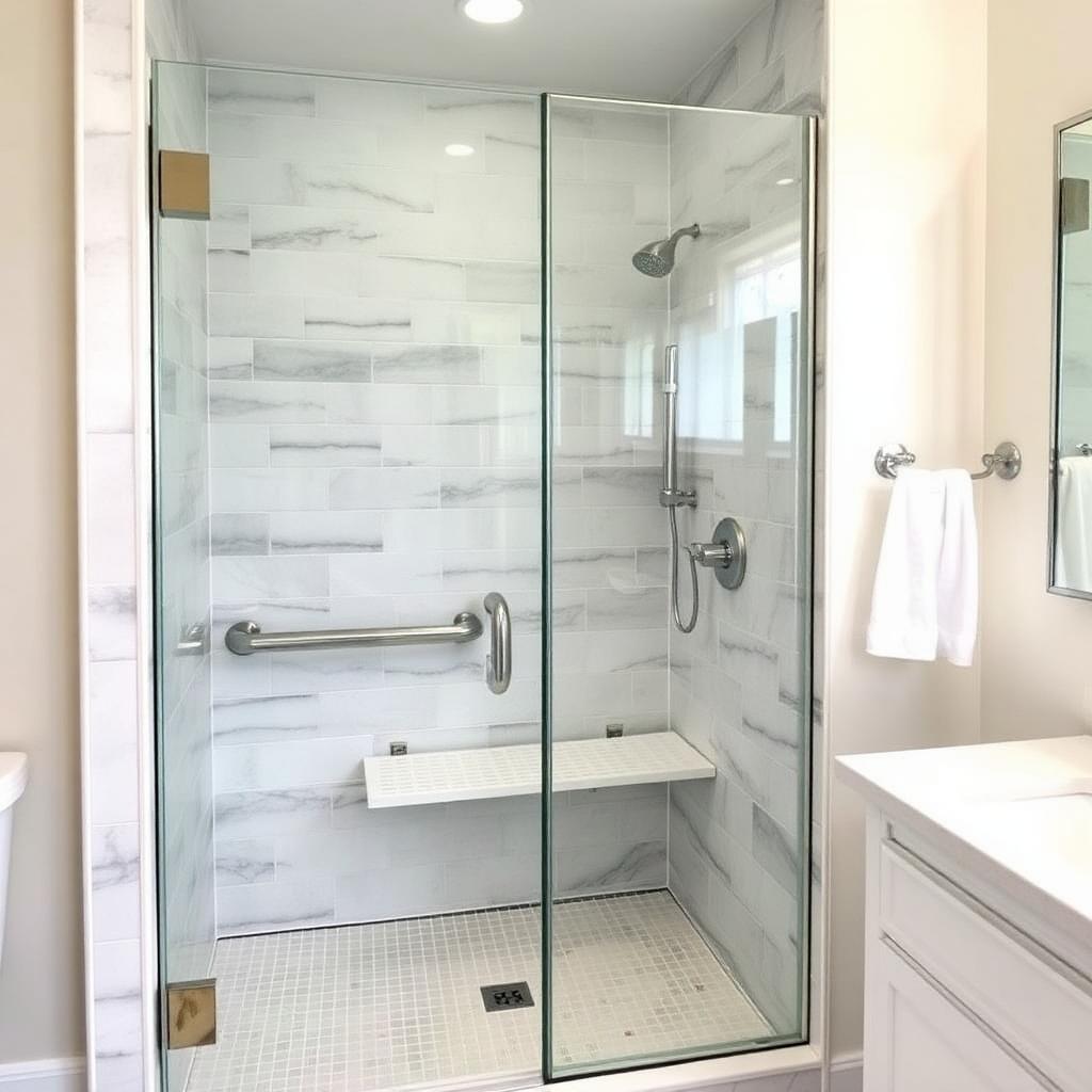 Low-Threshold Accessible Shower