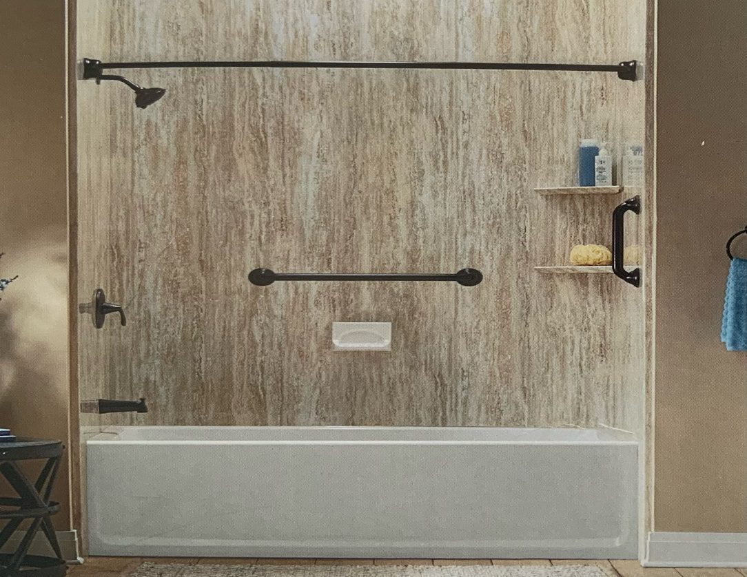 Expert bathtub shower combo design and installation.