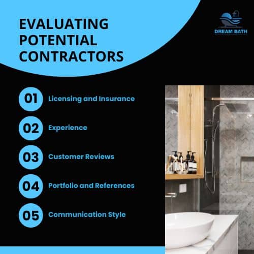 evaluating shower companies near me