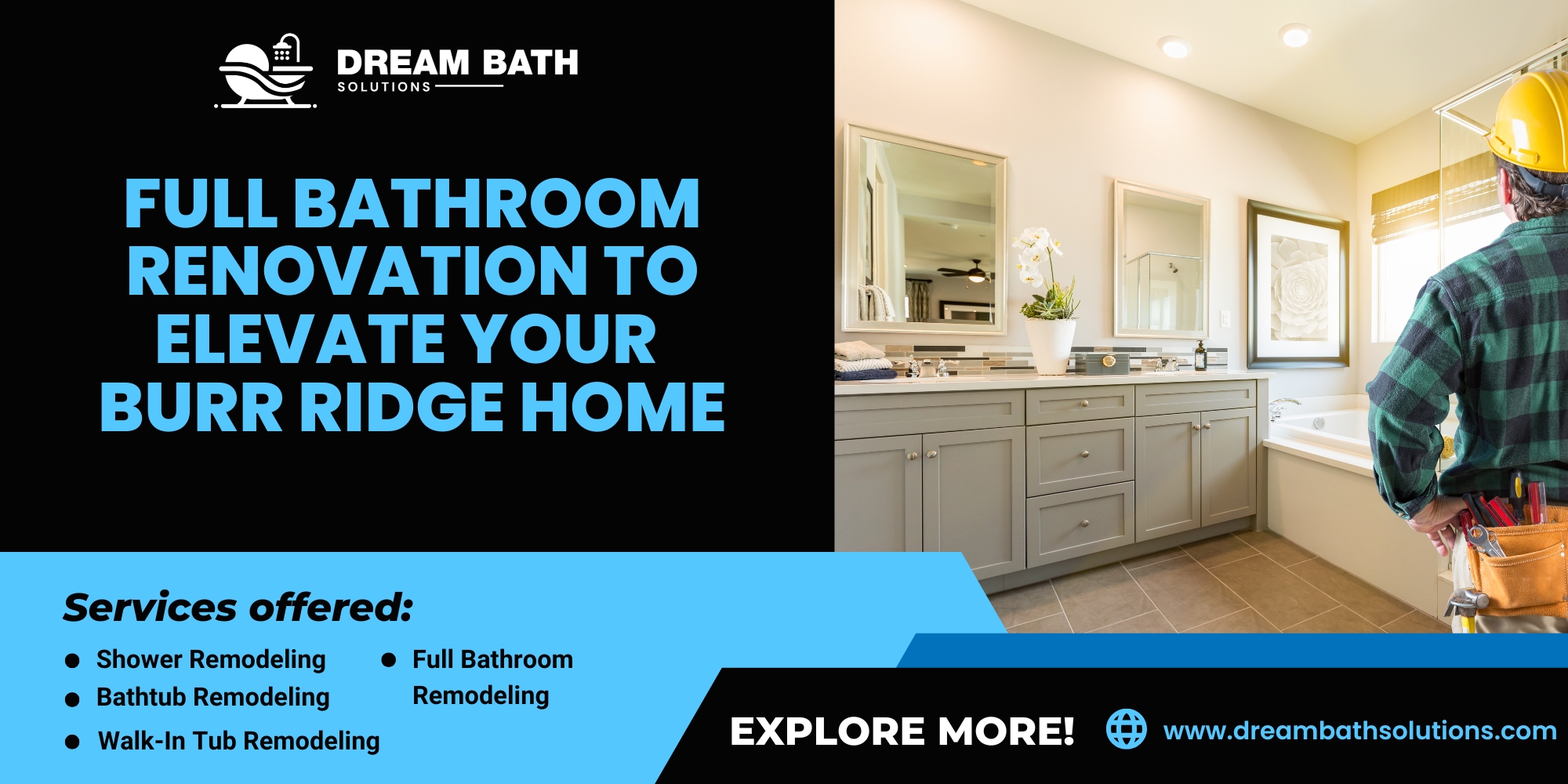 full bathroom renovation to elevate your burr ridge home