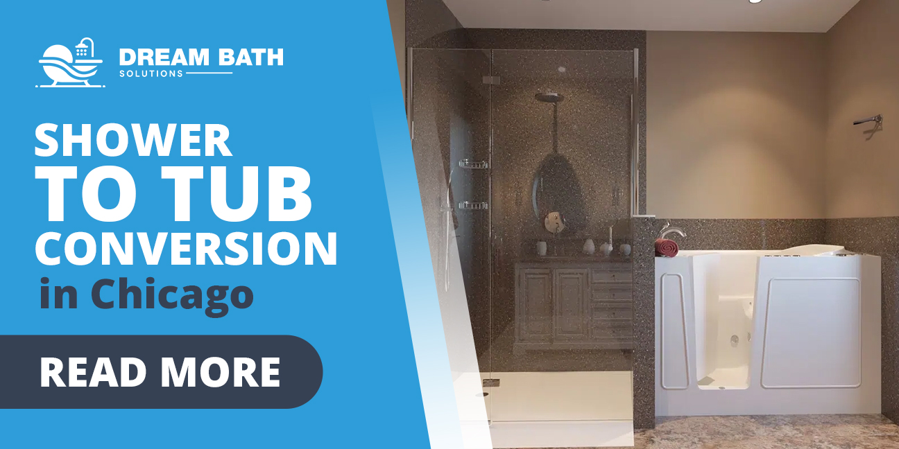 Featured Image about Shower to Tub Conversion in Chicago with a CTA 'Read More'