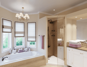 Expert bathtub shower combo design and installation.