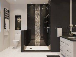 Dream Bath Solutions Shower Remodel in Cosmic 