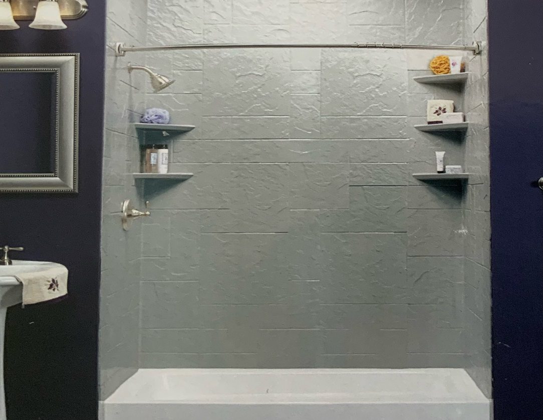 Professional tub to shower conversion